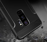 Shockproof Carbon Fibre Protective Case Cover For Apple iPhone; Samsung and Huawei - Compas Shopping