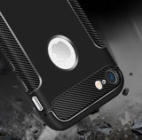 Shockproof Carbon Fibre Protective Case Cover For Apple iPhone; Samsung and Huawei - Compas Shopping