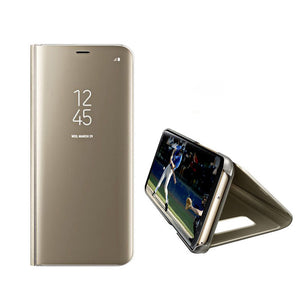 Luxury Flip Mirror Clear View Case Kickstand Cover For iPhone XS/ X/ 8Plus/ 8/ 7Plus/ 7/ 6S Plus/ 6 Plus/ 6S/ 6 - Compas Shopping