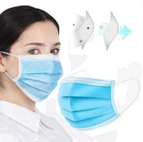 Disposable Surgical Face Mask Dust Germ Proof Medical Hygiene 3 Ply UK - Compas Shopping