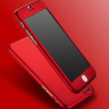 360° Hybrid PC Matte Protective Hard Phone Case For Apple iPhone 8 Plus/ 8/ 7 Plus/ 7/ 6S Plus/ 6 Plus/ 6S/ 6 - Compas Shopping