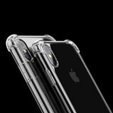 Clear TPU Jelly Skin Corner Bumper Shockproof Case Cover For iPhone; Samsung; LG Phone; Huawei - Compas Shopping