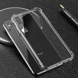 Clear TPU Jelly Skin Corner Bumper Shockproof Case Cover For iPhone; Samsung; LG Phone; Huawei - Compas Shopping