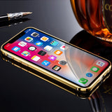 360° Full Cover Hybrid Mirror Hard Case With Tempered Glass Cover For Apple iPhone XS/ X/ 8 Plus/ 8/ 7 Plus/ 7/ 6 Plus/ 6S Plus/ 6/6S - Compas Shopping